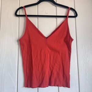 Out From Under Orange V Neck Camisole
